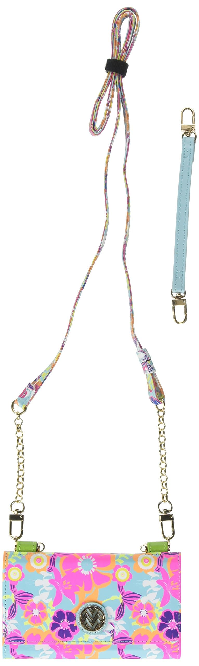 Macbeth Collection Mini Bag Cross Body Magnetic Wallet Case for iPhone 6/6S (4.7") - Valentina Lagoon