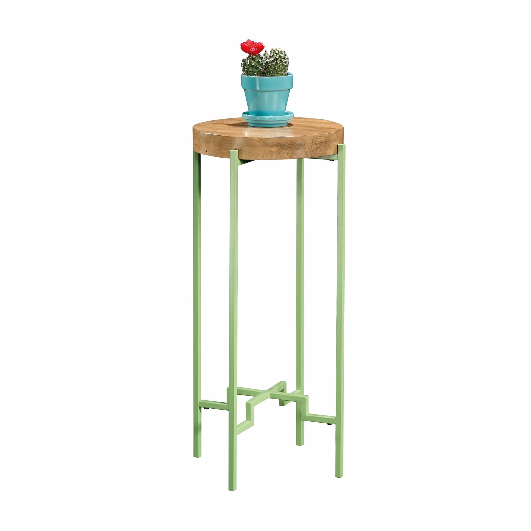 Sauder Viabella Accent Table, Zesty Apple finish
