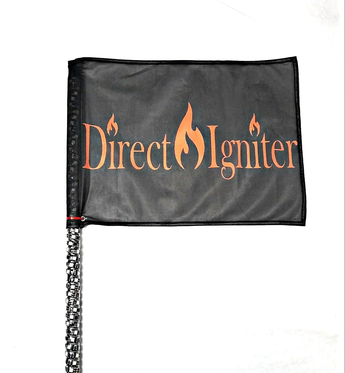 Direct Igniter 4', 5', 6' Wrapped L.E.D. RGBW Safety Flag Whip 20 Colors Over 30 Modes+ Remote RZR CAN-AM Twisted Spiral Whips