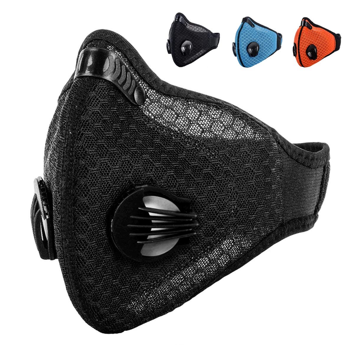 Disino Ski Half Face Mask Wind/Dust/Cold-Proof Face Mask Anti Pollution Breathing Face Mask with Filter for Outdoor Sports Motorcycle Bicycle Cycling