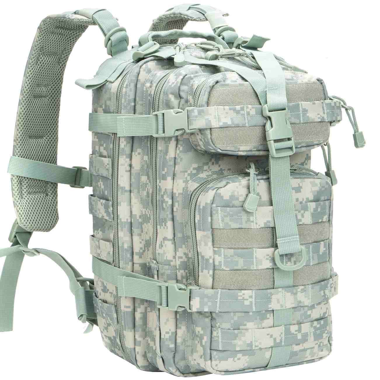 WolfWarriorX Small Tactical Backpack Military Assault Pack Rucksack Molle Bag
