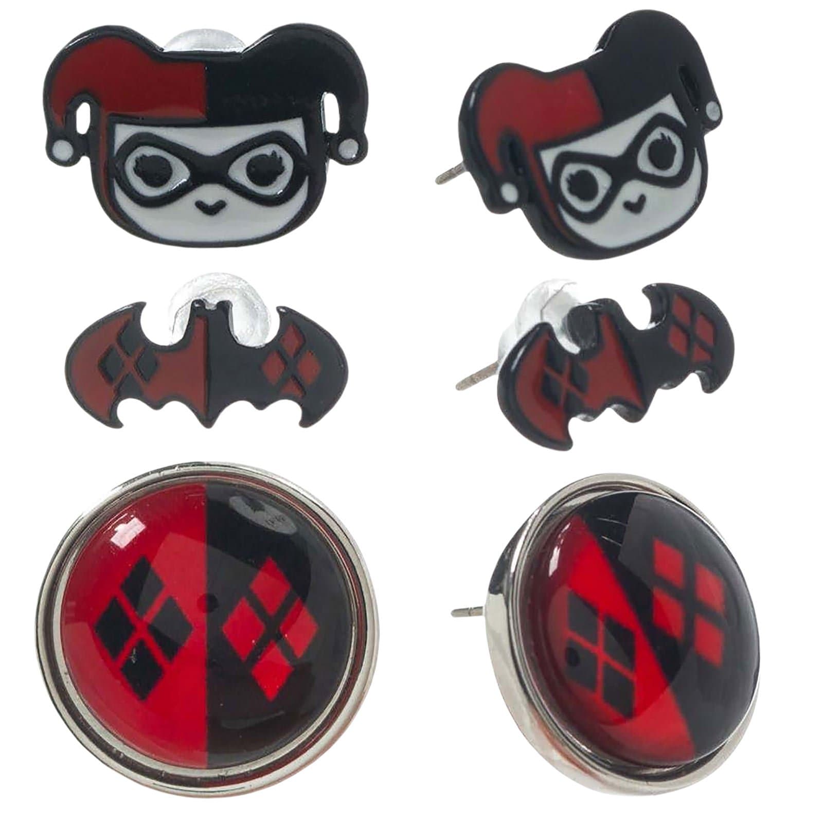 Harley Quinn Earring Set DC Comics Jewellery