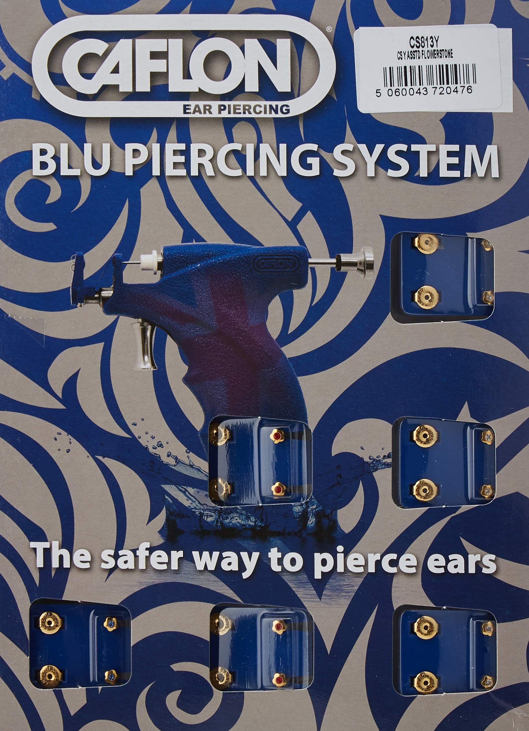 Caflon Blu 24 Carat Gold Plated Assorted Cabachon Studs