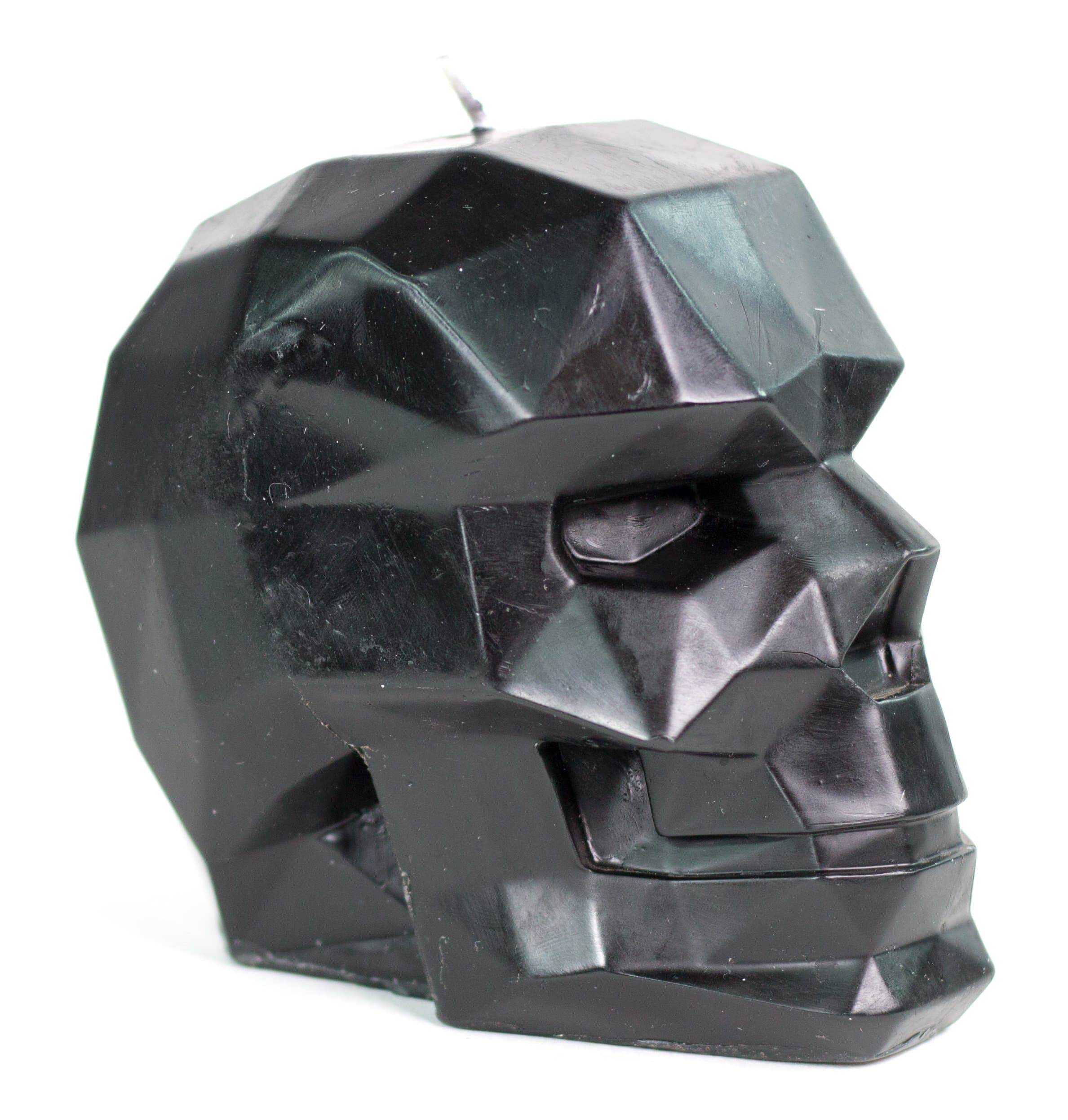 Skull Candle – Skull - Geometric Candles – Black