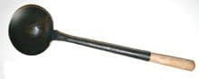14" Hand-tooled Black Iron Ladle (Hoak)