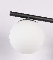 YHTlaeh7710 Glass Globe Shade (Black)