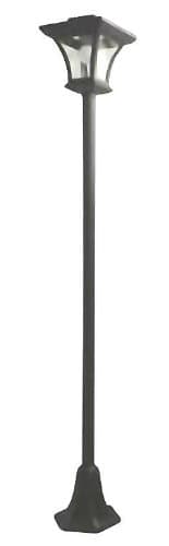 Solar Charged LED Lamp Post Decorative Yard Light with 3 Height Options