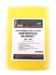 Yellow Emergency Blanket Poly Foam Disposable