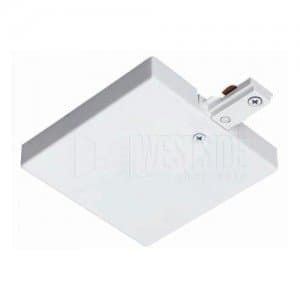 Juno Lighting R36-WH T-Bar Track End Feed - White-2PK