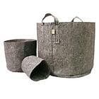 Root PouchReusable Fabric Rhizo Pots Grey - 16 Litres