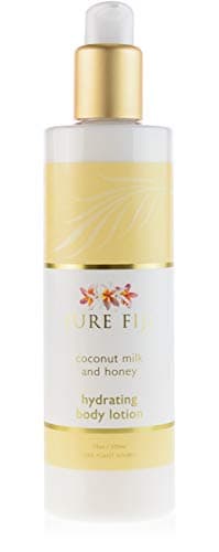 PURE FIJI Body Lotion Hydrating - Moisturizing Lotion for Dry Skin with Coconut Milk and Vitamin E, Organic Body Lotion For Women and Men, Coconut Milk and Honey Scent, 12 oz