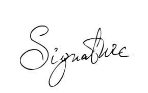 Personalised Signature Stamp (Black Ink)