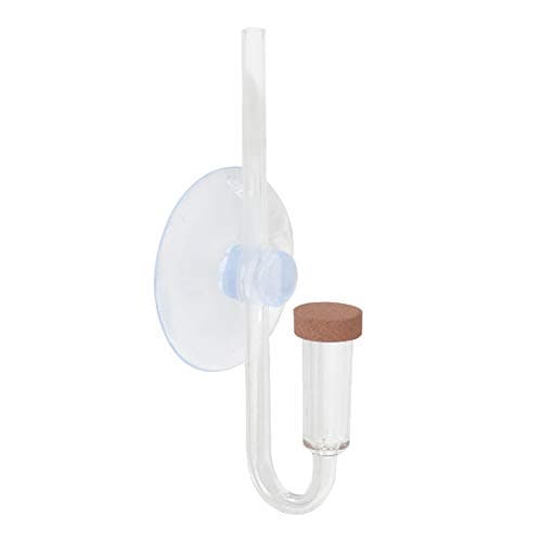 CO2 Diffuser for Aquarium Plants Water Grass, Acrylic Transparent CO2 Diffuser Atomizer Bubble Counter