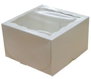 2 x Window Gateaux Cake Box 12" x 12" x 6" inches