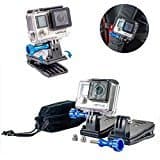 Nomadic Gear Backpack Clip Mount with 360' Rotary Mount with a Metallic Screw for GoPro Hero5 / Hero4 / Hero3 / Hero 2 Cameras| Universal Support for GoPro, SJCAM, XIAOMI