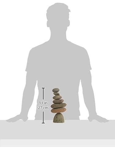 Ancient Graffiti Small 3-Stone Natural River Stone Cairn