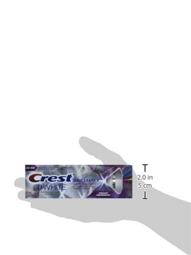 Crest 3D White Brilliance Toothpaste, Vibrant Peppermint, 3.9 Oz (Pack of 3)