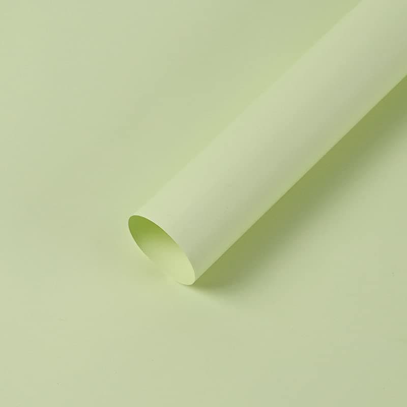 XICHEN 20 Sheets/Korean style waterproof Colors Flower Wrapping Paper,Florist Bouquet Paper,DIY Crafts,gift wrapping paper ouya paper58 x 58cm/22.8x 22.8 inch (Avocado Green)