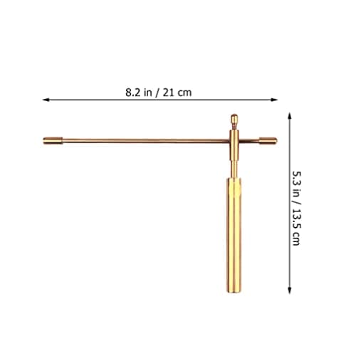 YARNOW Pendulum Rotary Tool Dowsing Rods Copper Divining Rods Portable L Water Detector Rods Feng Shui Probe Tools for Outdoor Water Treasure Buried Items 21cm Rotary Tool Rotary Tool