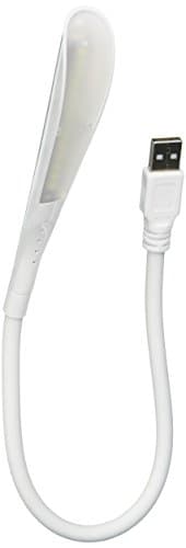 Adywe LED Dimmable Lamp Portable USB Flexible 14 Light with 3 Levels of Brightness Touch Switch for PC and Mac Compatible, White