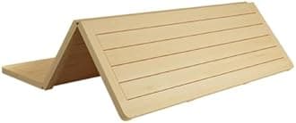 Foldable Bed Support Board, Solid Wood Breathable Ranked Skeleton Simples Wooden Mattress Soft Bed Becomes Hard Waist Protector Bed Board For Sofa(70x180cm)