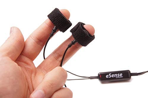eSense Skin Response Bundle | Includes more Electrodes | Biofeedback Training and Stress Stabiliser | Skin conductance measurement with Built-in Procedures for Meditation and Anxiety Relief