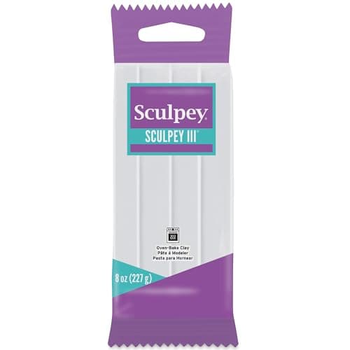 Polyform Sculpey III Polymer Clay 8 Oz: White