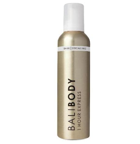 BALI BODY 1 Hour Express Self Tan - Dark, Quick Drying Tanning Foam, Streak-Free Customizable Tanner, Vegan & Cruelty-Free (225 ml/7.61 fl oz)