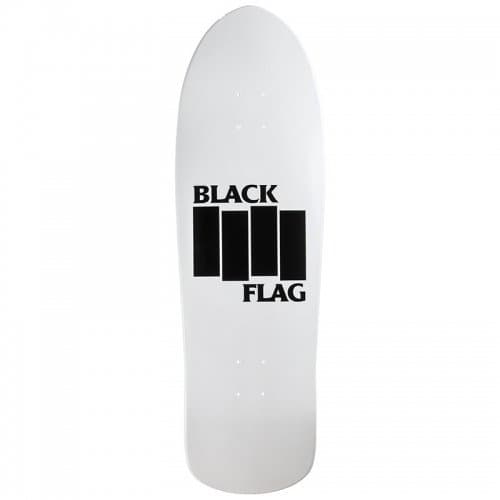 Elephant Black Flag Bar Deck - 9.75x31 White/Black
