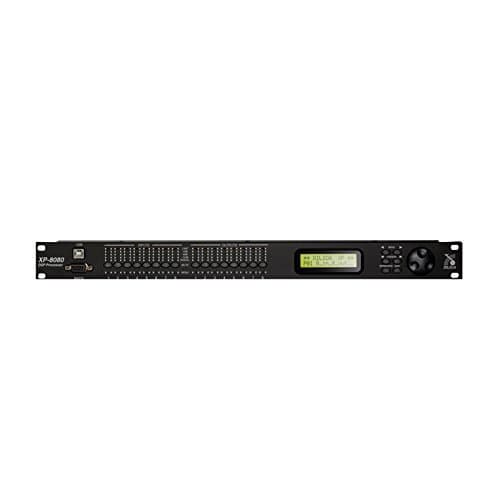 XP-8080 | 8 Inputs 8 Outputs Digital Audio Processor Black