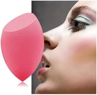 18-Colour Rose Gold Eyeshadow Palette with 7-Piece Hello Kitty Makeup Brush Set and Beauty Blender, Professional Makeup Kit