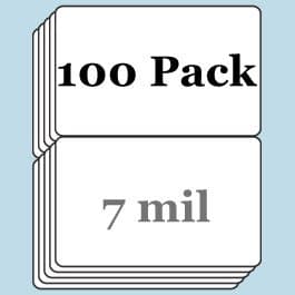 Brainstorm ID7 Mil Butterfly Pouch Laminates (Gloss) - 100 Pack