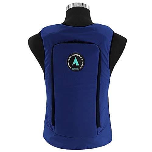 Alphacool 7V Rechargeable Circulatory Cooling Vest 3L Bladder Mini Pump Summer Medium-Large Blue