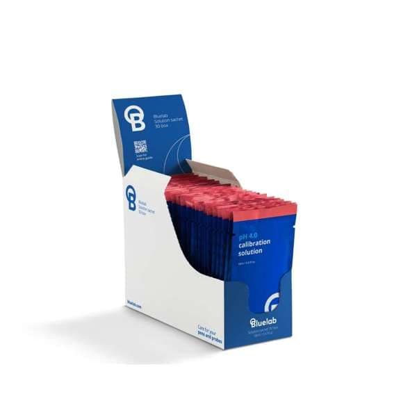 Bluelab Solution Sachet Pack of 30x 18 ml sachets - pH 4.0 Calibration Solution