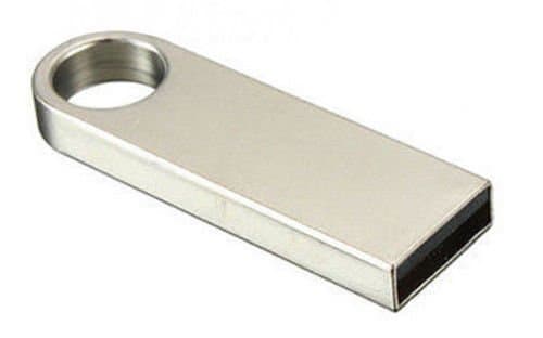 128GB Stainless Silver Swivel USB 2.0 Flash Drive Memory Stick Storage Thumb Pen