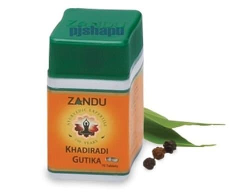 5 x Zandu Khadiradi Gutika 70 tabs