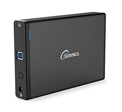 Sonnics 3TB Desktop External Hard Drive USB 3.0 high speed for XBOX ONE, PS4, Windows PC,/Apple Mac