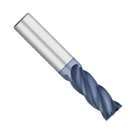 Kodiak Cutting ToolsKODIAK246459 USA Made Solid Carbide End Mill, High Performance VI-Pro Variable Index, 4 Flutes, Alcro-Max Coated, 1/2" Shank, 1" Length of Cut, 3" Overall Length, 1/2" Diameter