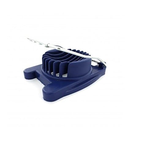 Egg Slicer Midnight Blue Slicing Kitchen Utensil Tool Slices Eggs Strawberries Mushrooms Kiwi Fruit Bananas Dishwasher Safe 8 Slicing Tines Chopper Wedger