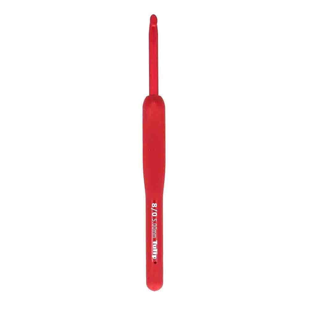 Etimo Red Crochet Hook Soft-Grip 5 mm - 1 piece