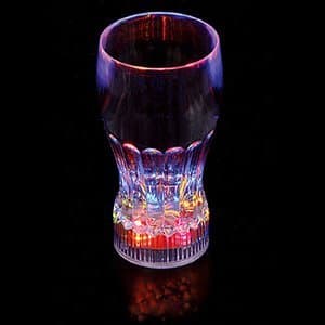 10oz Flashing Glass -- 10 pieces