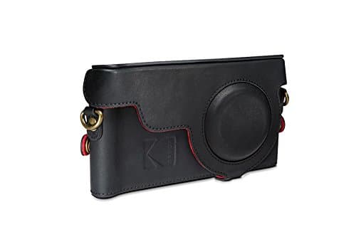 Kodak Ektra Phone Leather Camera Case - Black/Red