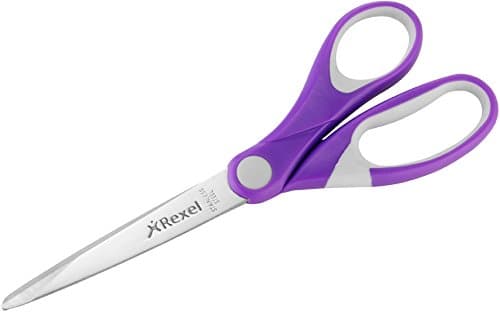 Rexel Joy Comfort Scissors, 182 mm - Purple