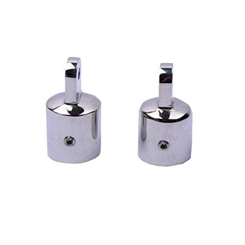 Hoffen 2Pcs Bimini Top Eye End Cap Fitting Boat Marine Hardware 316 Stainless Steel