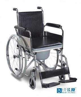 FAST CURE Commode Wheel Chair for Adults