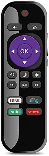 ASTAR Replacement Remote Control with Netflix Sling Hulu Google Play APP Key for Insignia Roku Smart TV NS-24ER310NA17 NS-32DR420NA16B NS-32DR310NA17