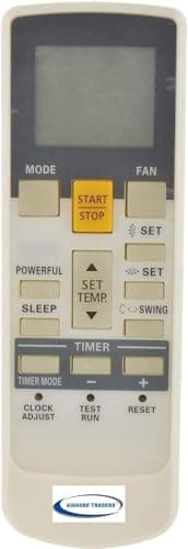 AC Remote Control Compatible with O General Split AC Ar-Raj1E (Please Match Your Old Remote with Given Image, it Must Exactly Same as Your Old Remote for Work)