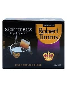 Robert Timms Royal Coffee Bags 8s