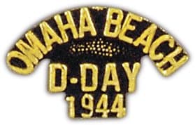 US Army Omaha Beach D-Day 1944 Lapel Pin