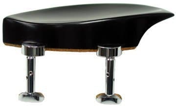 Teka Ebony Violin Chin Rest with Hill Bracket